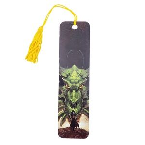 Vintage 90s Dragon's Blood Bookmark Orson Card Michael Whelan, Antioch KBO-13536